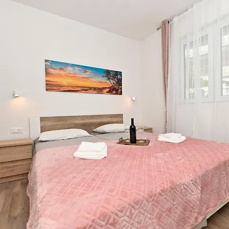 New,close To The With Domestic Olive Oil And Wine Apartment Trogir